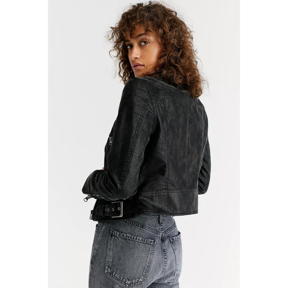Free People Fenix black moto jacket - Picture 4 of 13